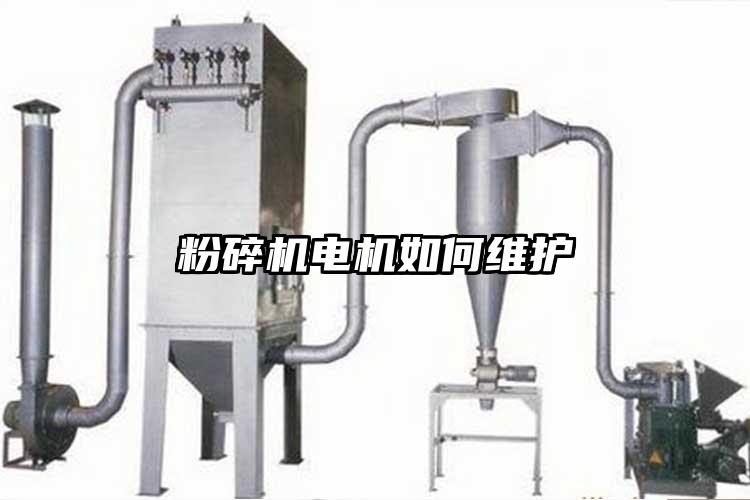 粉碎機(jī)電機(jī)如何維護(hù)